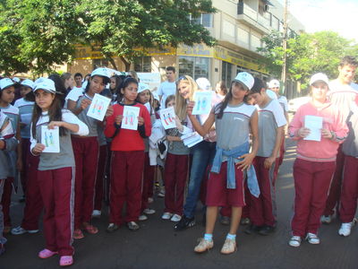 Participao dos alunos na Caminhada da sustentabilidade