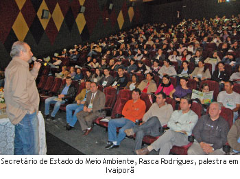 Palestra do Secretrio de Estado do meio ambiente