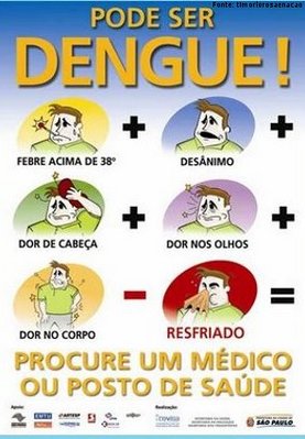 Apresenta alguns sintomas sobre a dengue.
<br /><br />
Palavras-chave: dengue, vrus, <em>Aedes aegypti</em>.