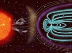 Quando um nmero grande de partculas atravessa o campo magntico terrestre, isso pode provocar tempestades solares, causadas pela liberao das partculas, e tambm tempestades magnticas, que podem sobrecarregar cabos de energia com excesso de corrente eltrica e causar apages. <br /><br /> Palavras-chave: campo magntico, vento solar, radiao, magnetismo.