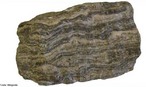 Gnaisse  uma rocha de origem metamrfica, resultante da deformao de sedimentos arcsicos ou de granitos. Sua composio  de diversos minerais, mais de 20% de feldspato potssico, plagioclsio, e ainda quartzo e biotita, sendo por isso considerada essencialmente quartzofeldsptica. <br /><br /> Palavras-chave: gnaisse, rocha metamrfica, sedimentos.